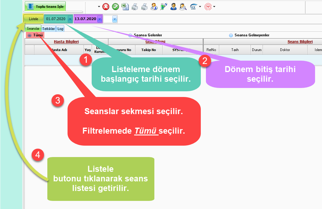 TopluSeansIsle_SeansEksik_listeleme